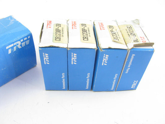 (4) TRW CB1230P-20 Connecting Rod Bearings .020'' For International MV404 MV446