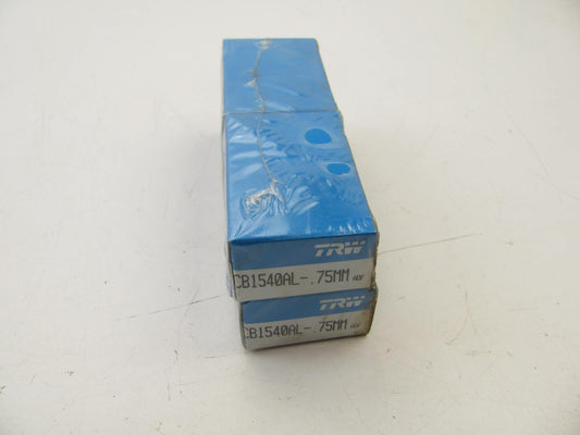 (4) TRW CB1540AL-75MM Connecting Rod Bearings .75mm 1992-1994 GM 2.3L-L4