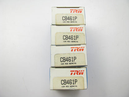 (4) TRW CB461P Connecting Rod Bearings - Standard 1954-64 Ford 239-312 Y-BLOCK