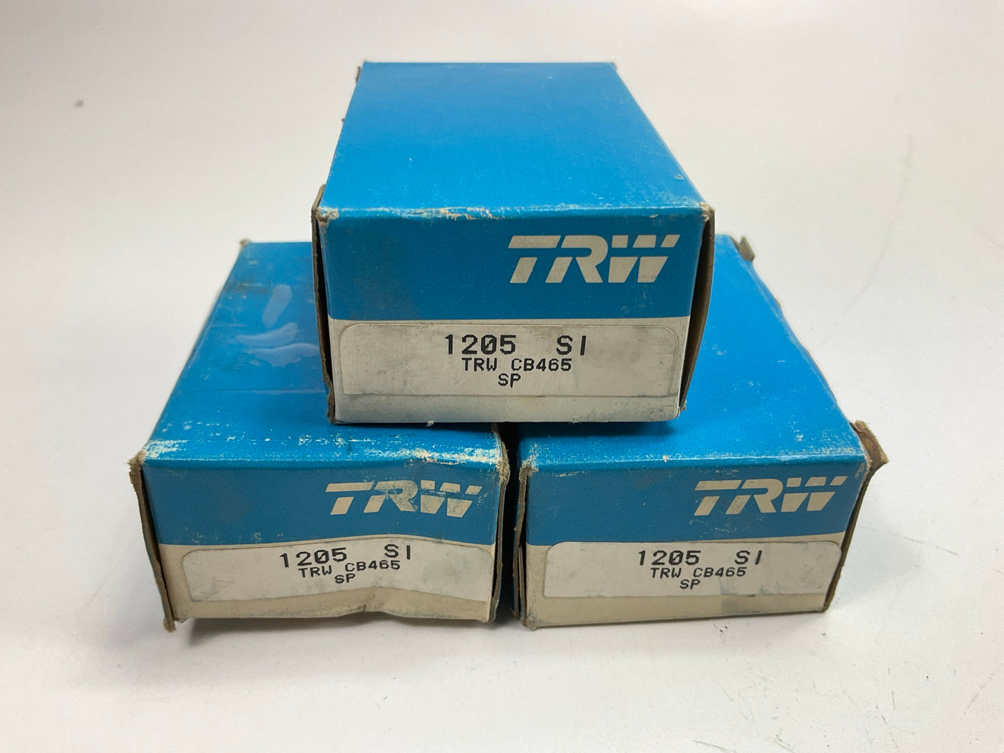 (3) TRW CB465 Connecting Rod Bearings STD Continental 226 227 244 245