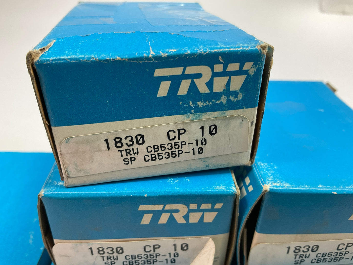 (6) TRW CB535P-10 Connecting Rod Bearings .010'' 1951-1963 Ford 215 223-L6