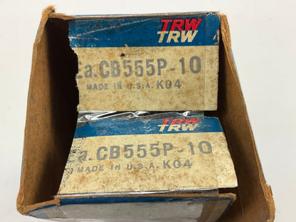 (4) TRW CB555P-10 Connecting Rod Bearings .010'' Detroit Diesel 4V71