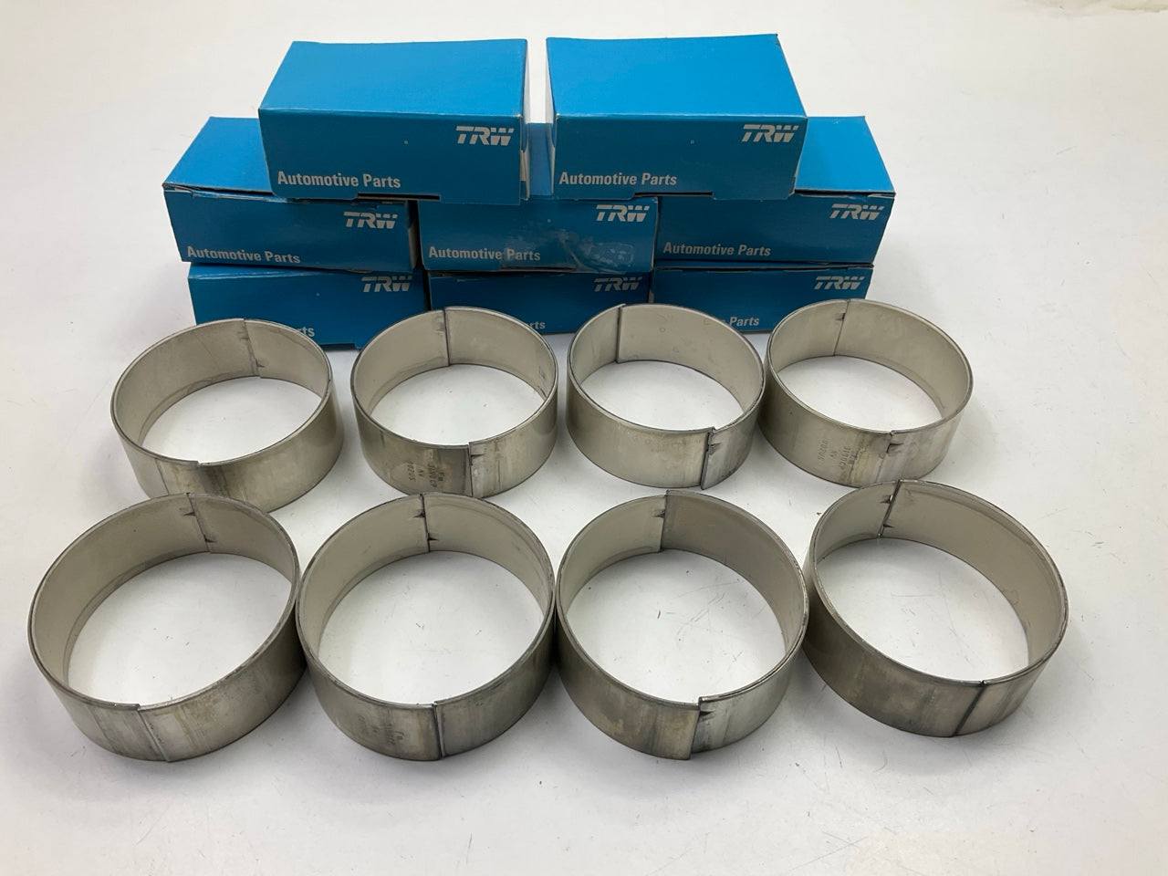 (8) TRW CB743P-2 Connecting Rod Bearings .002'' - Chevrolet BBC 348-454