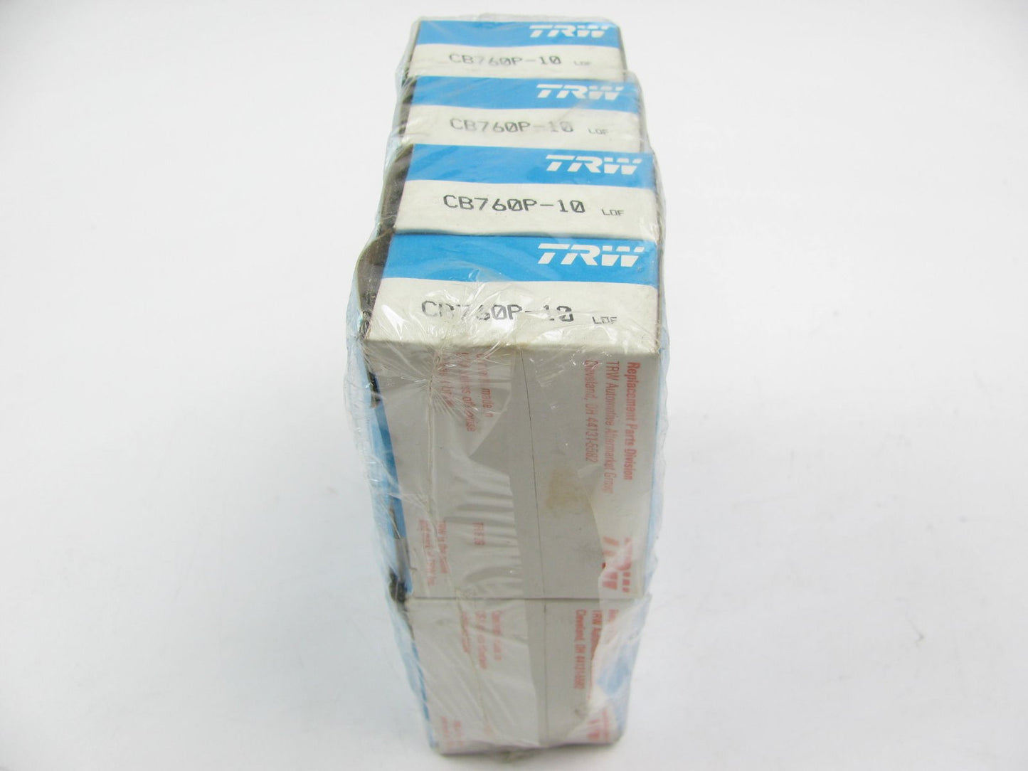 (8) TRW CB760P-10 Connecting Rod Bearings .010'' 1964-76 Ford FE 352 361 390 428