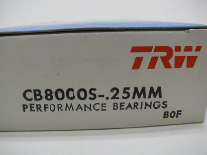 TRW CB8000S .25mm Size Performance Con Rod Bearings For 85-95 Chevy 4.3L V6