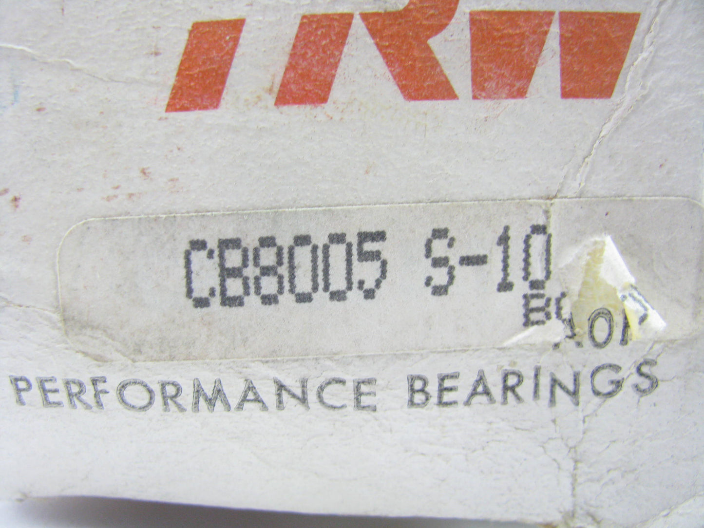 TRW CB8005S Performance Connecting Rod Bearings .010''  For Ford 221-302 SBF