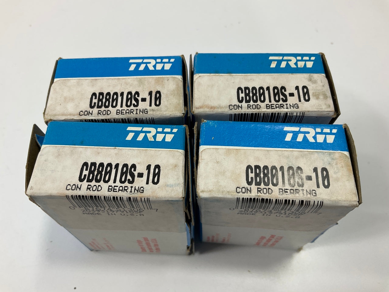 (4) TRW CB8010S-10 Connecting Rod Bearings .010'' - Ford 351C 351M 400-V8