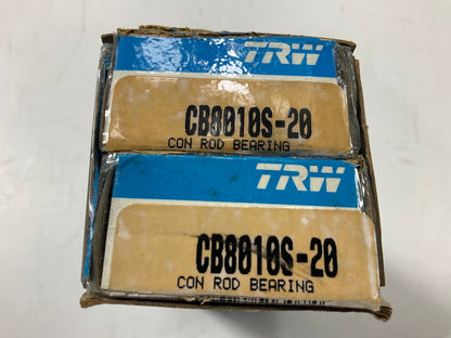 (4) TRW CB8010S-20 Connecting Rod Bearings .020'' - Ford 351C 351M 400-V8