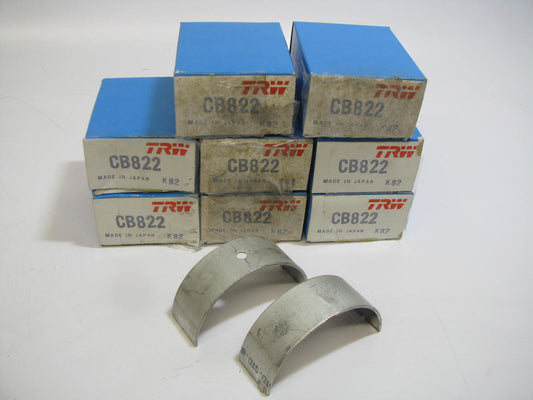 (8) TRW CB822 Race Connecting Rod Bearings STD W/ 3/16'' Dowel Hole For 426 Hemi