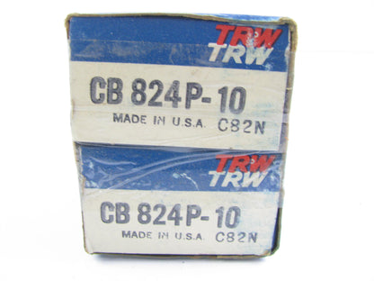 (4) TRW CB824P-10 ''Race'' Connecting Rod Bearings .010'' - Chevy 283 302 327