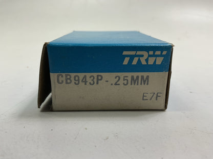 TRW CB943P-25MM Connecting Rod Bearing .25mm For 1971-1974 Ford 2.0L