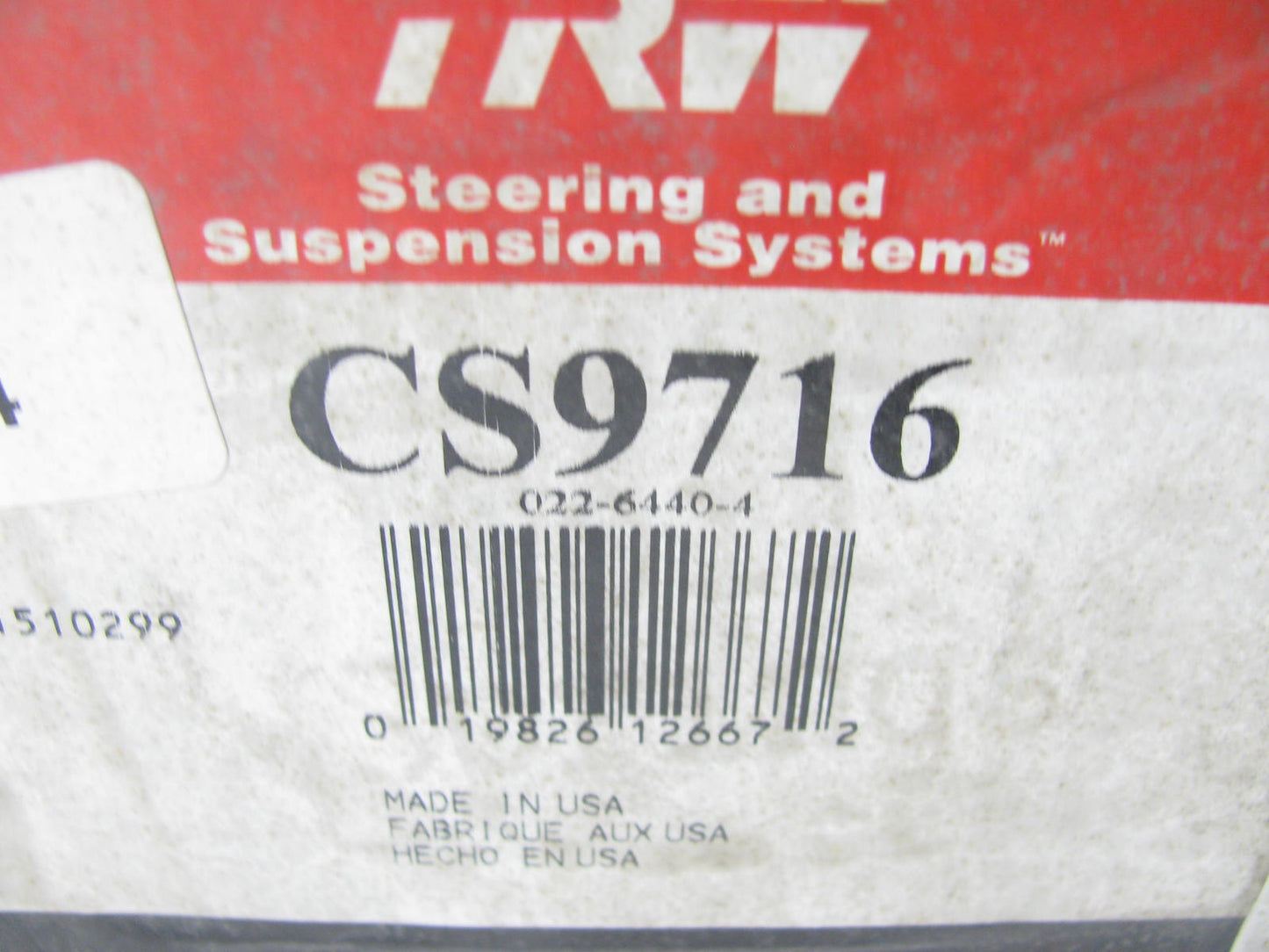 TRW CS7518 Suspension Constant Rate Coil Springs - Front