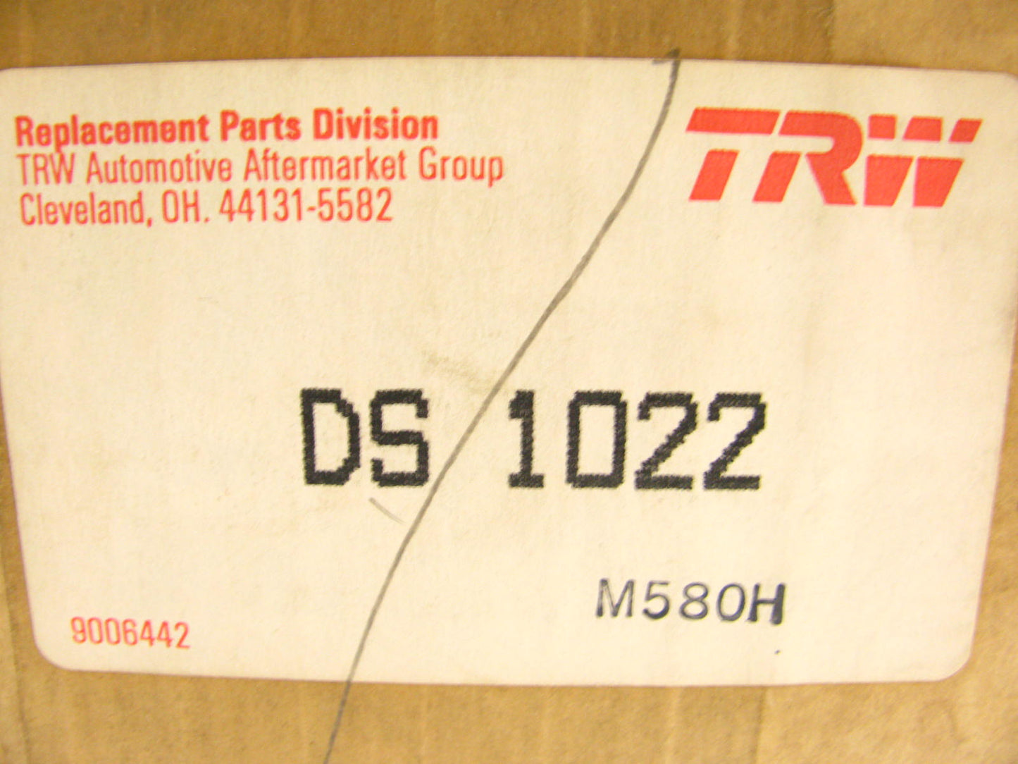 Trw DS1022 Drag Link International 1624 Cargostar 1980-1982, 1654 1980-1989 1723