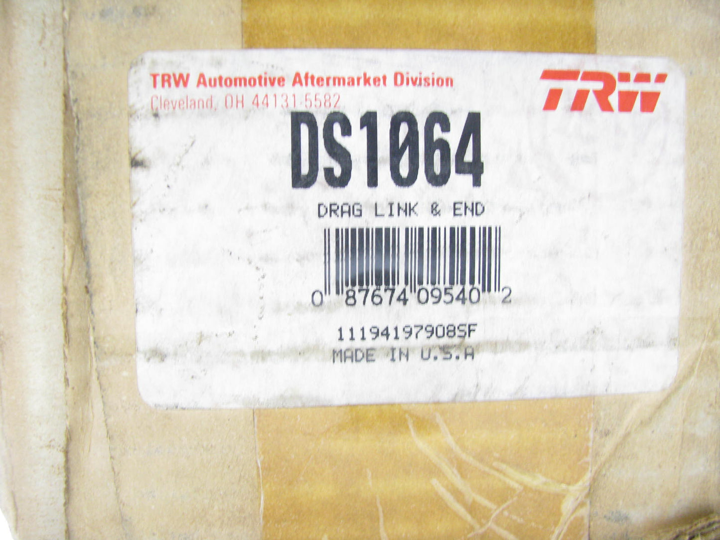 TRW DS1064 Steering Drag Link