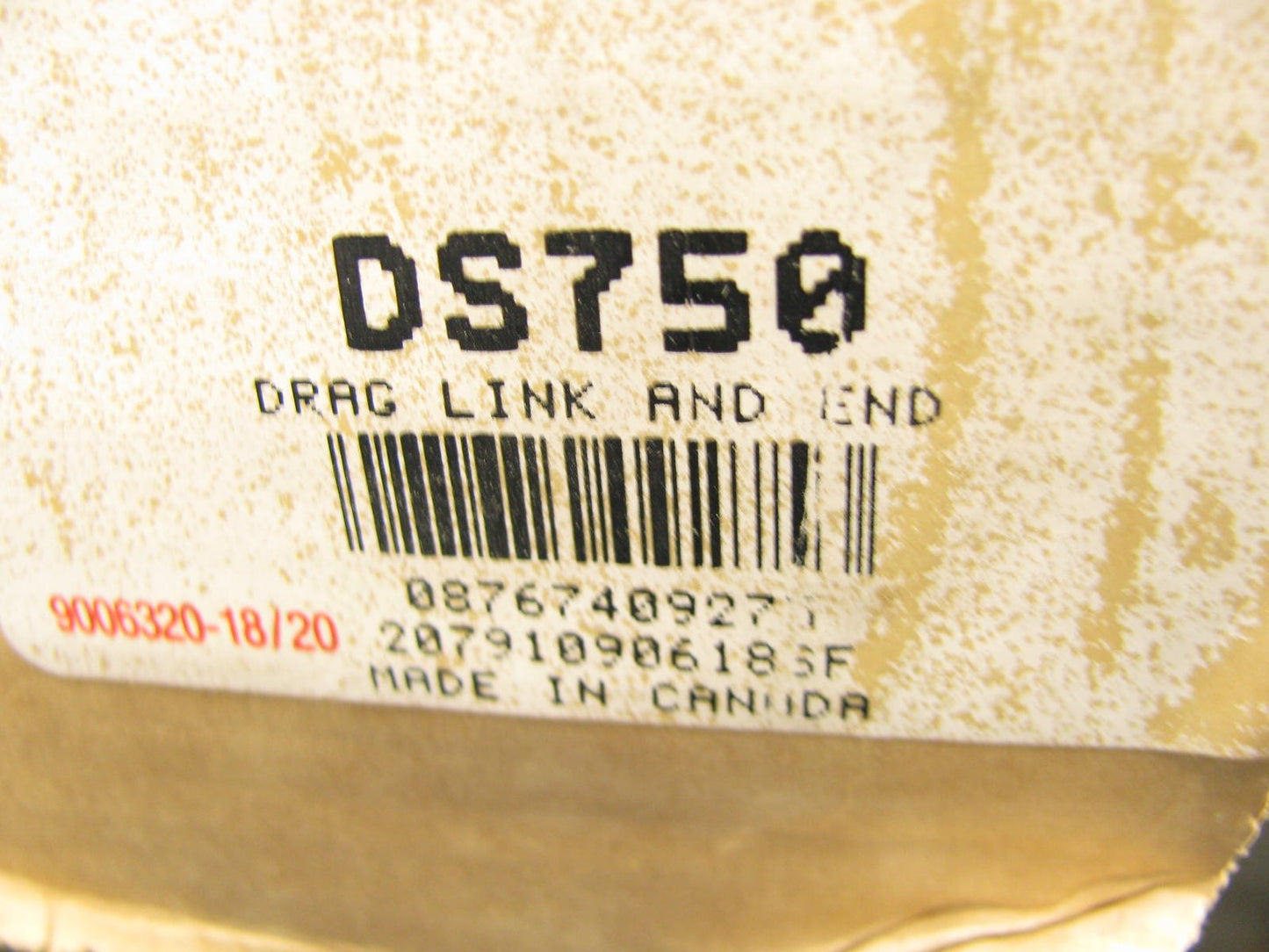 TRW DS750 Right Side Steering Tie Rod End For 69-70 Ford E300 Econoline