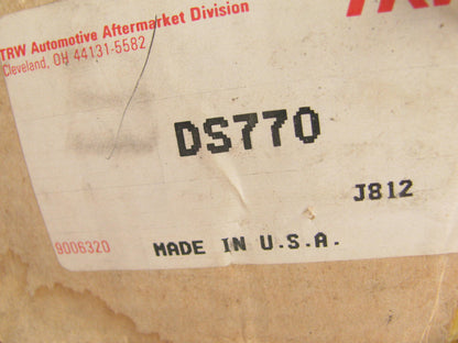 TRW DS770 FRONT Manual Steering Center Link 72-74 Ford Maverick & Mercury Comet