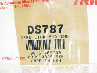 TRW DS787 Steering Tie Rod End - Front Left Inner 1971-1975 B100/300 PB100/300