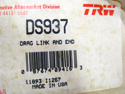 TRW DS937 Drag Link - 1973-1978 GMC 7500 8500 F070 Axle, 79-80 Brigadier Truck