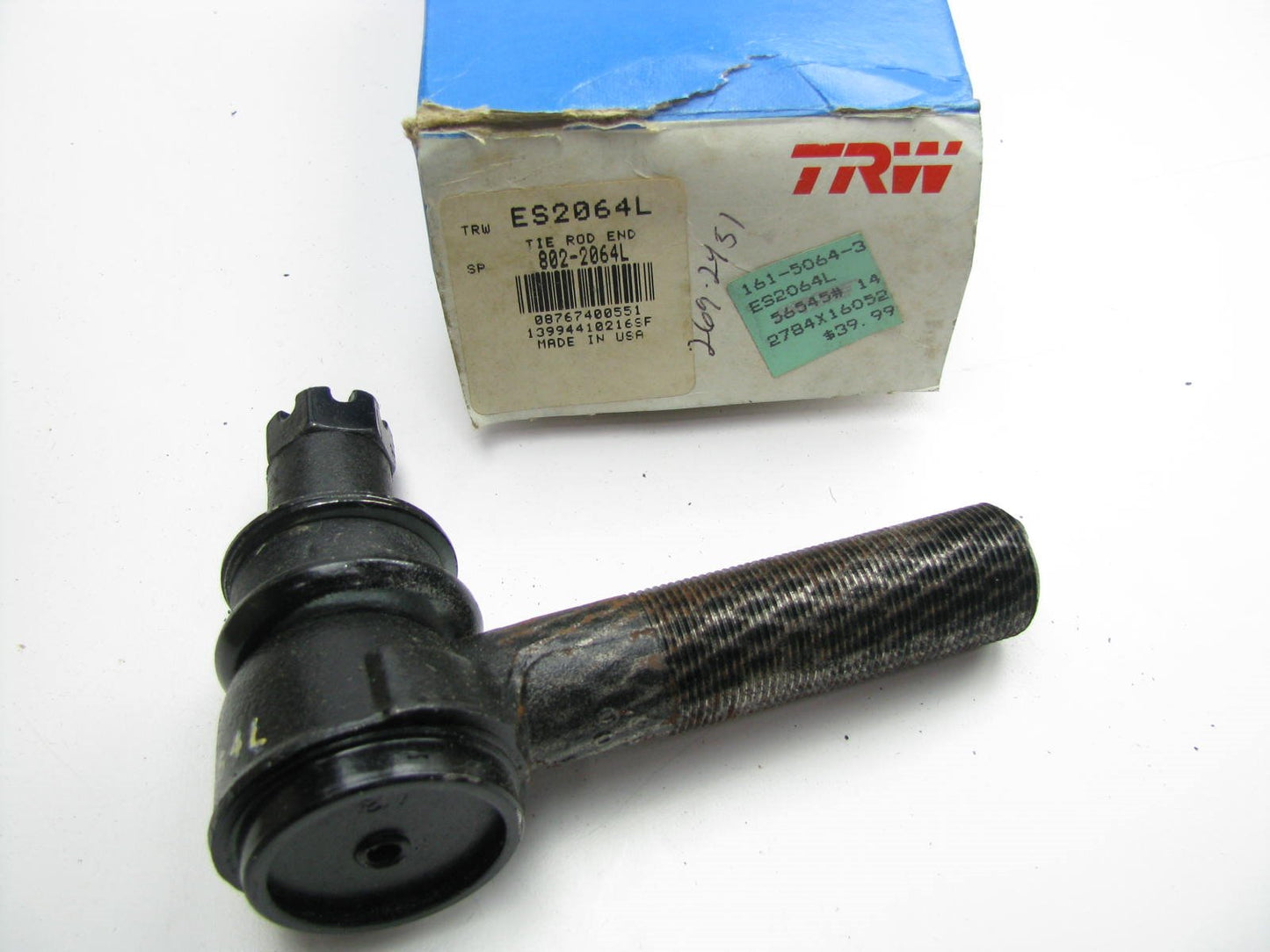 TRW ES2064L Front Left Side Outer Steering Tie Rod End