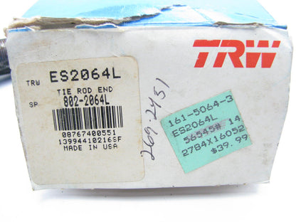 TRW ES2064L Front Left Side Outer Steering Tie Rod End