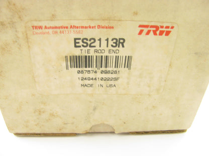 TRW ES2113R Right Outer Steering Tie Rod End