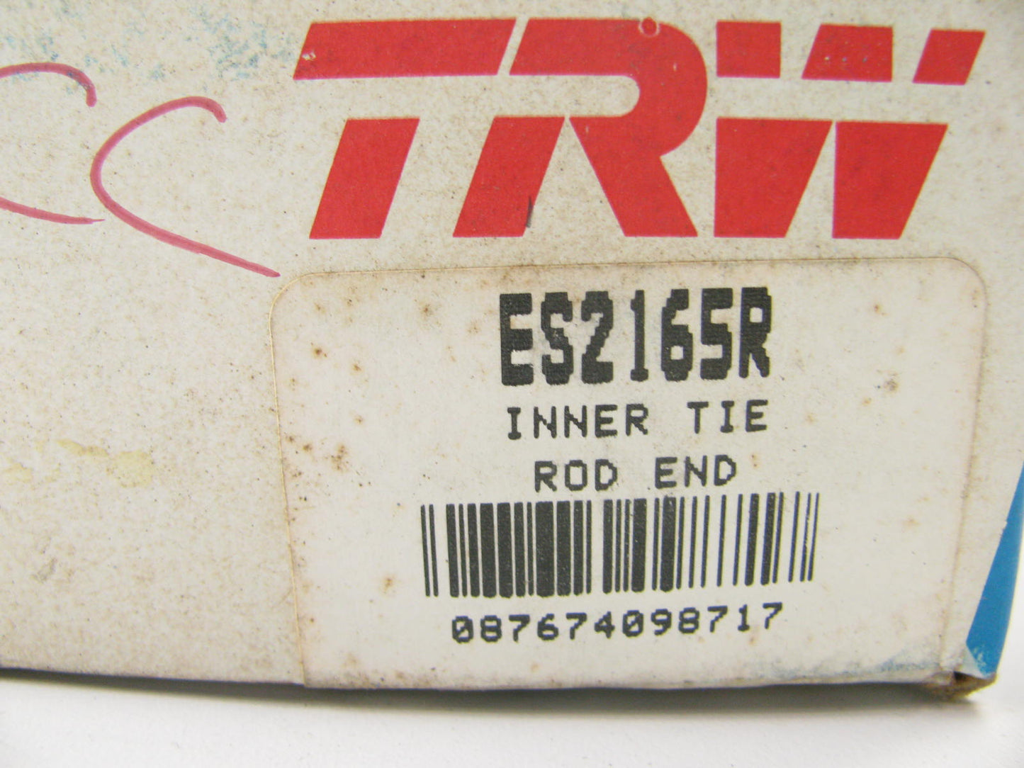 TRW ES2165R Front Inner Tie Rod End For 75-78 Fiata 161 78-81 Brava 79-82 Strada