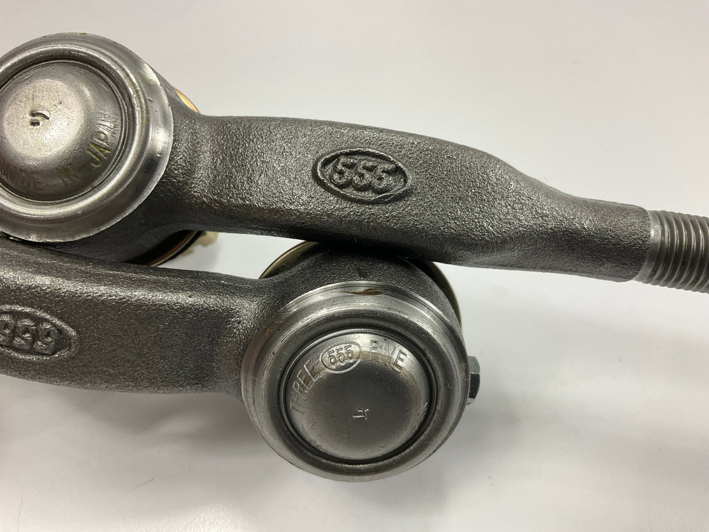 (2) TRW ES2195R Inner Steering Tie Rod End - GENUINE 555 For 1971-79 Dodge Colt