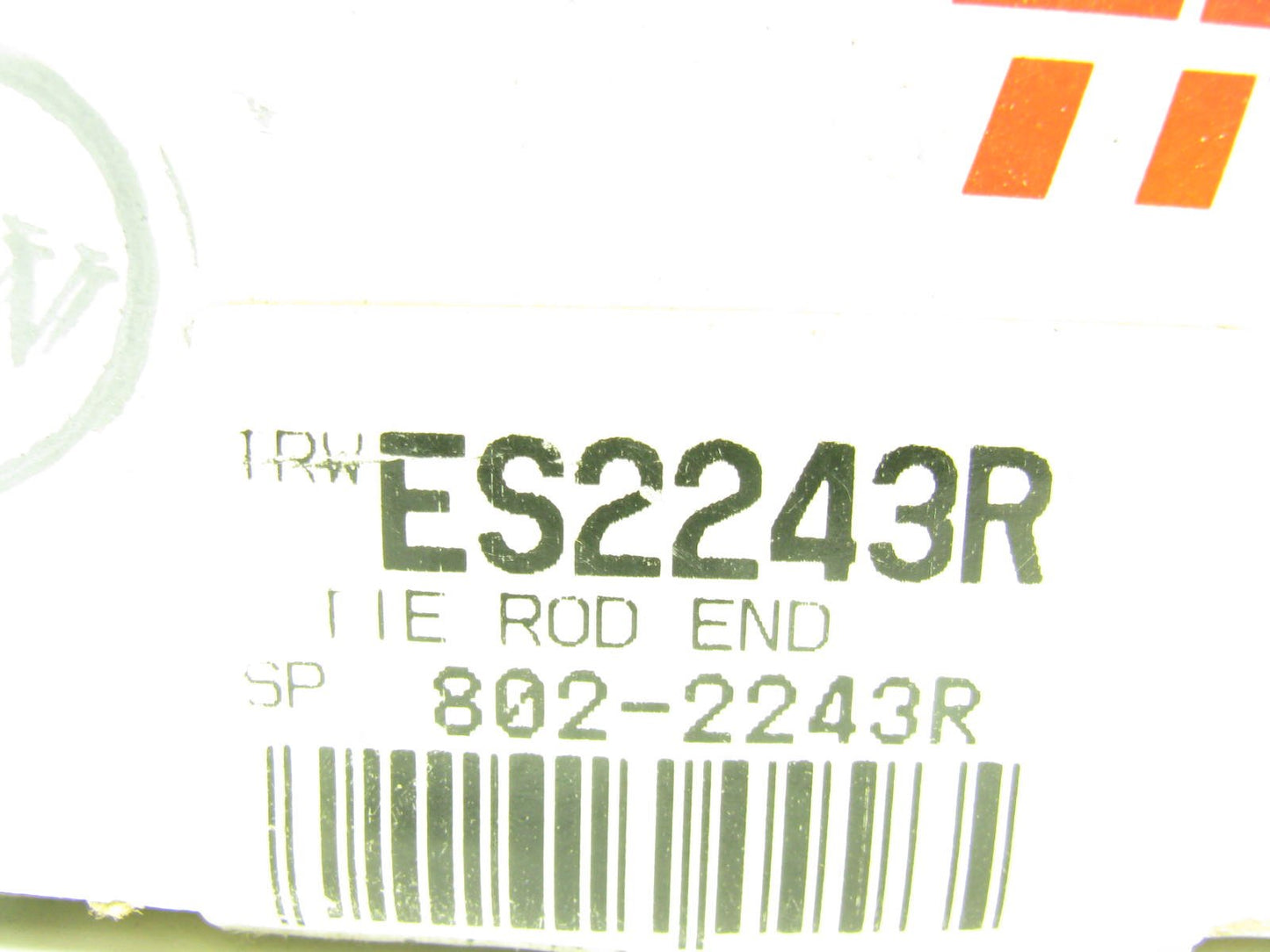 TRW ES2243R FRONT OUTER Steering Tie Rod End For 1983-1987 Toyota Corolla