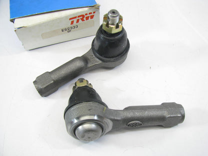 (2) TRW ES2333 Front Outer Steering Tie Rod Ends - Original 555