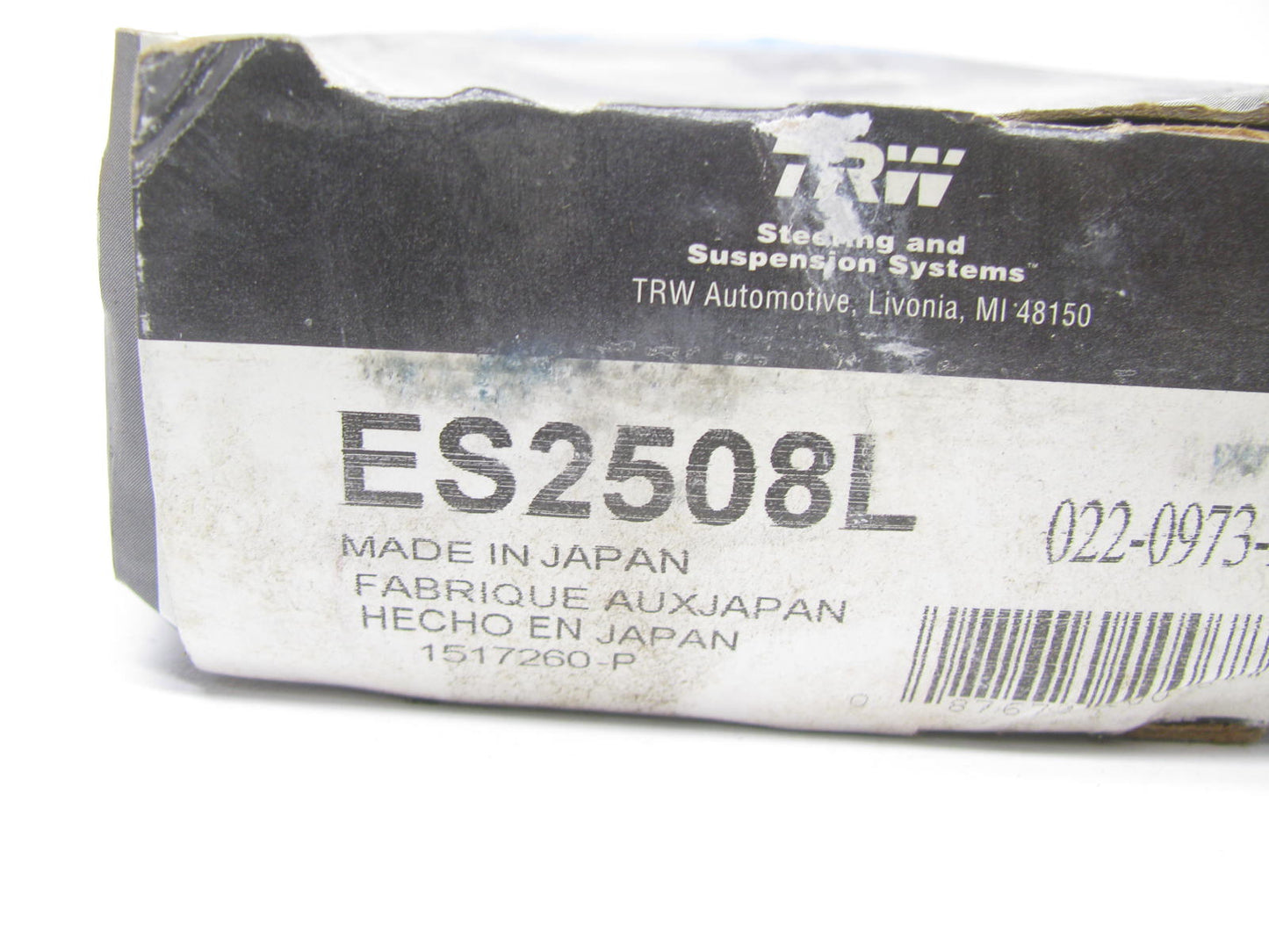 (2) TRW ES2508L Front Outer Tie Rod Ends For 1986-1995 Toyota 4Runner OEM 555