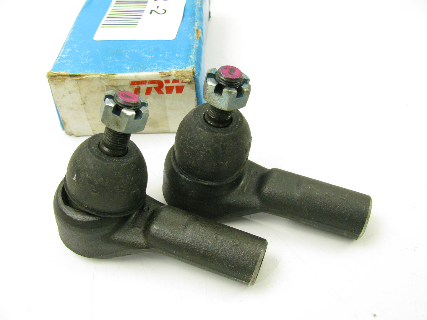 (2) TRW ES2600R Front Outer Steering Tie Rod End, Made In USA