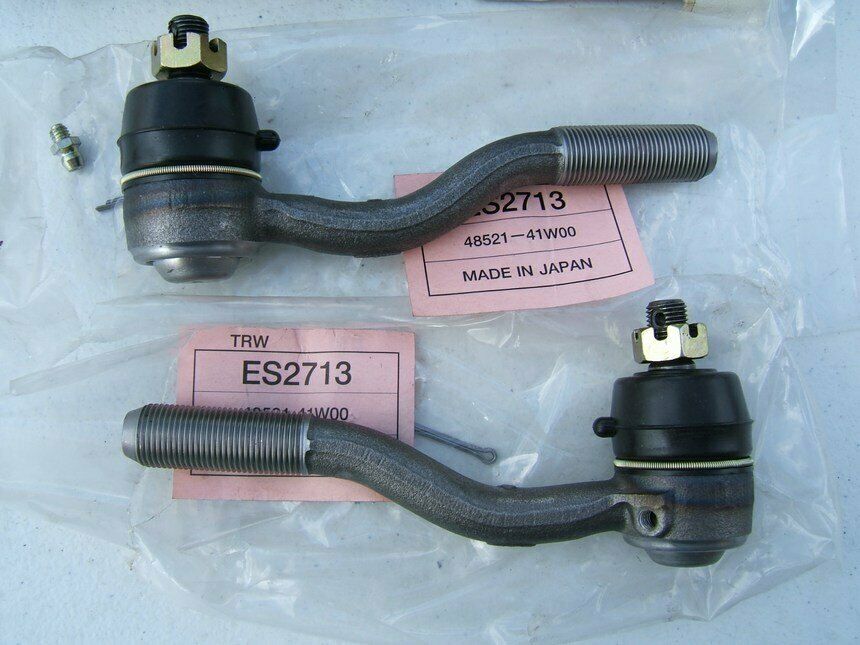 (2) TRW ES2713 Front Inner Steering Tie Rod End For 1980-83 Datsun 720 4WD ONLY