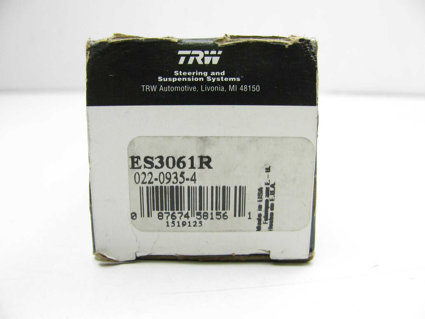 TRW ES3061R Front Inner Steering Tie Rod End