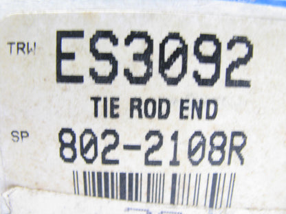(2) TRW ES3092 Front Inner Tie Rod Ends - 1994-2004 Ford Mustang