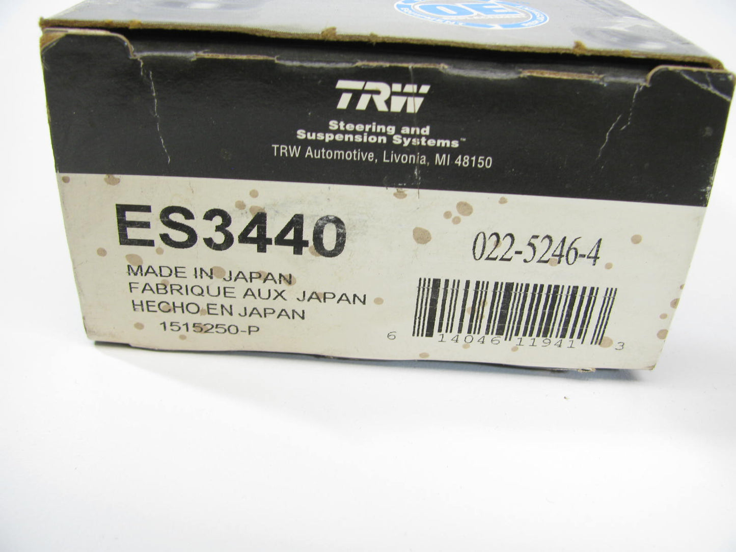 (2) TRW ES3440 Steering Tie Rod Ends - OUTER - For 1993-1996 Nissan Altima