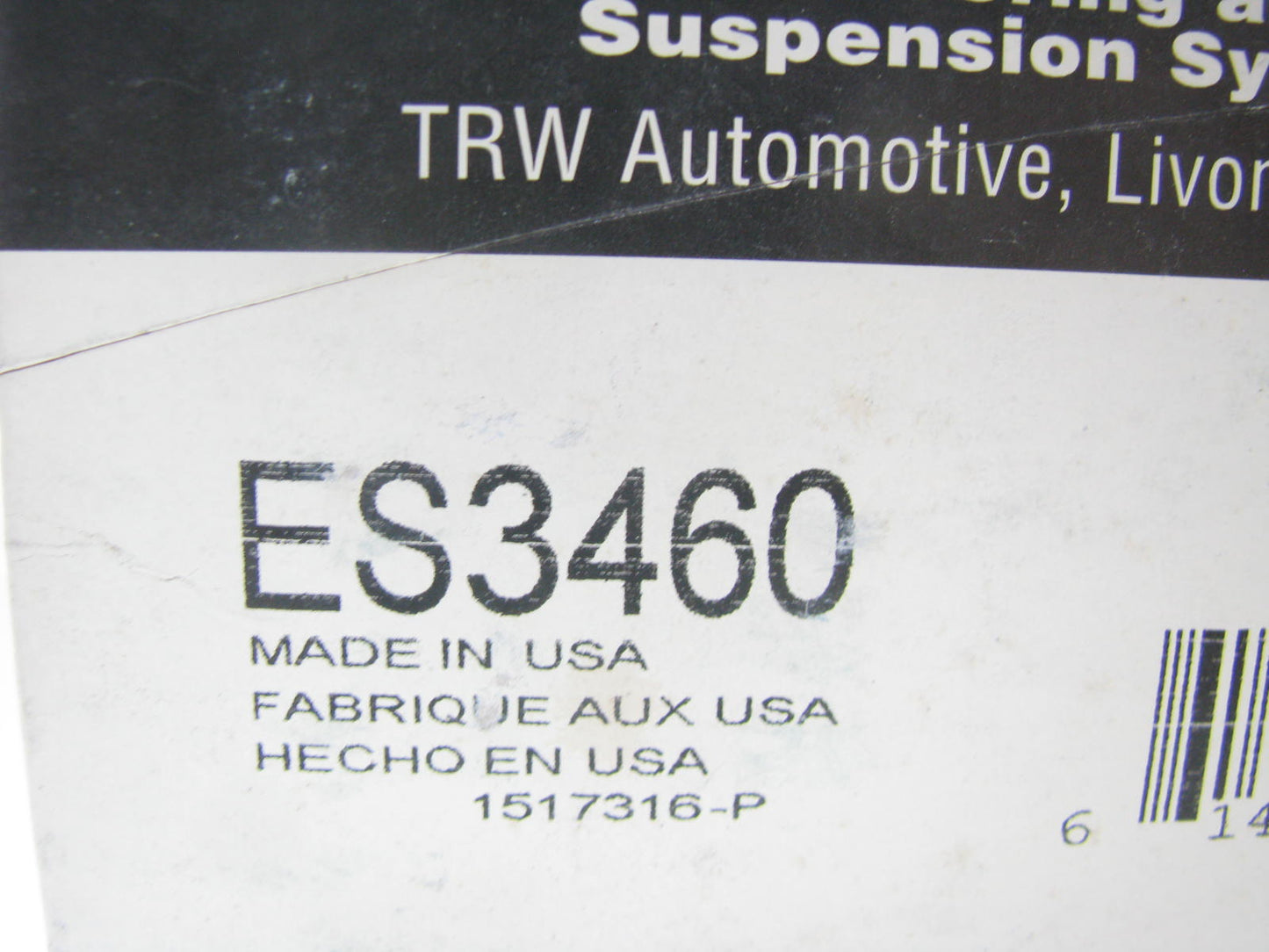 (2) TRW ES3460 Front Outer Tie Rod Ends 1998-01 Chevy Lumina, 98-99 Monte Carlo