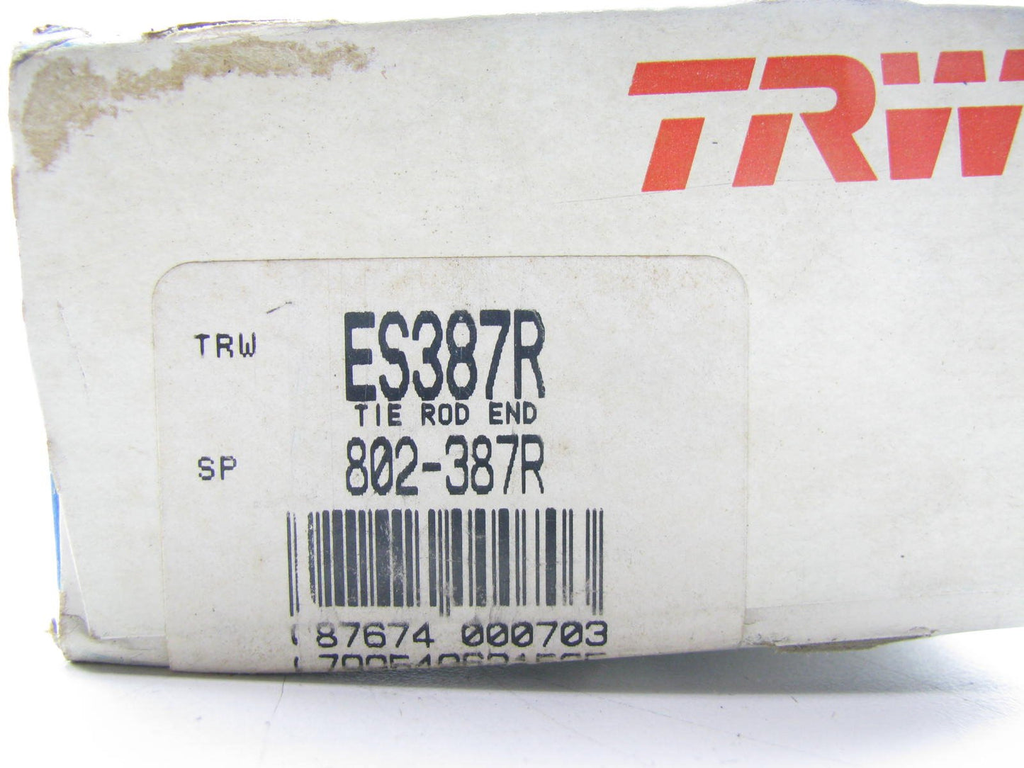 TRW ES387R Front Outer Steering Tie Rod End