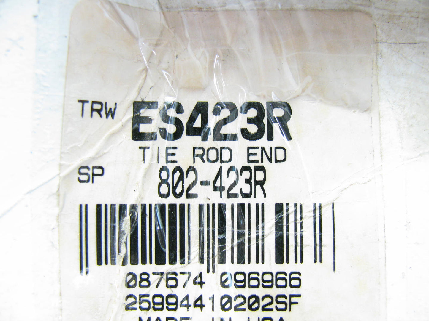 TRW ES423R Steering Tie Rod End - Front Right Outer