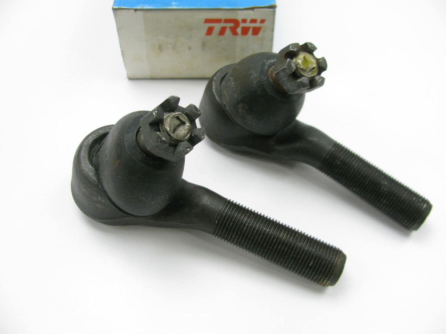 (2) TRW ES435L Front Outer Steering Tie Rod Ends