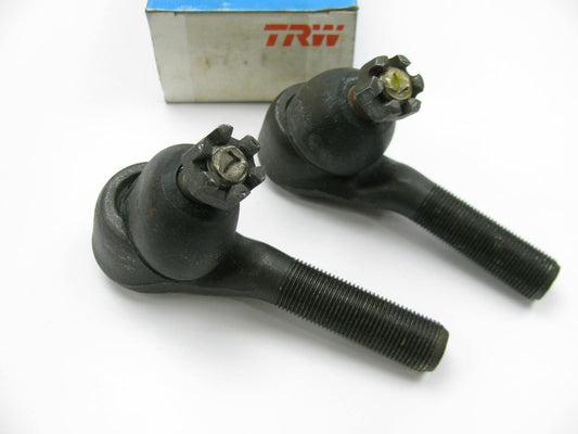 (2) TRW ES435L Front Outer Steering Tie Rod Ends