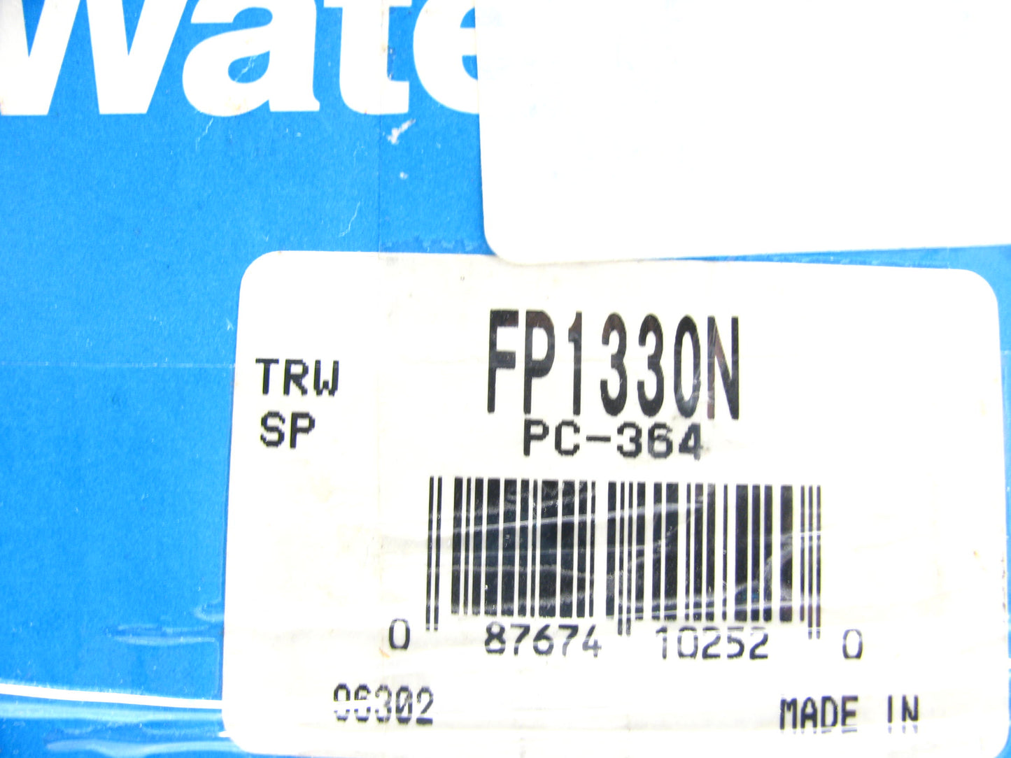 Carter FP1330N Water Pump For 1959-1972 Chevrolet  V8 Trucks Vans