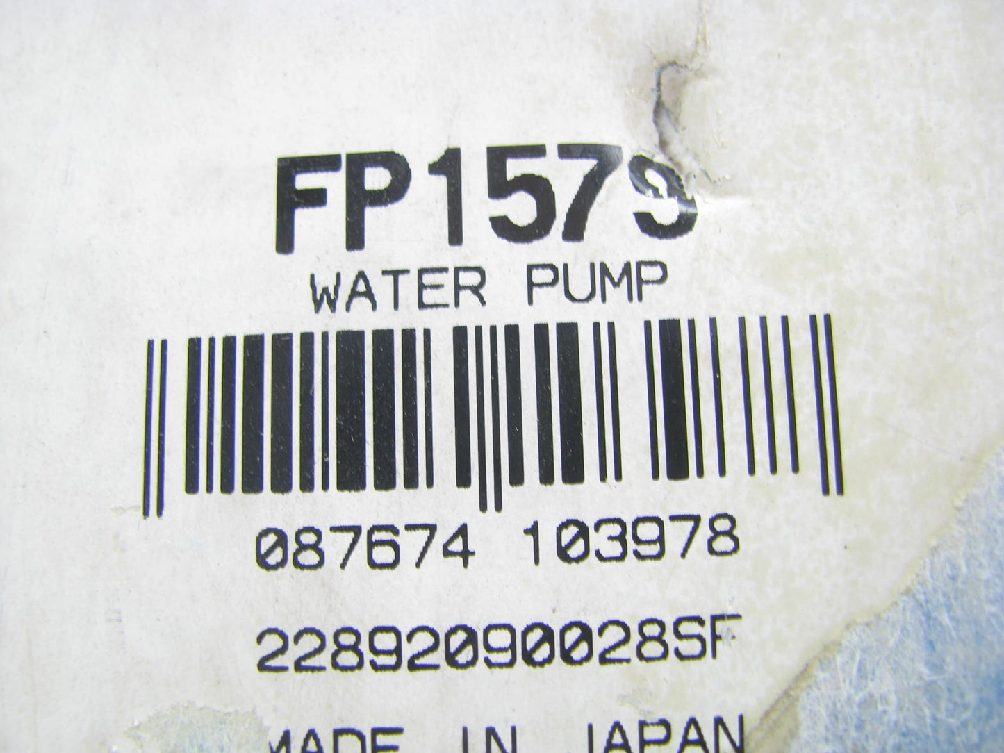 TRW FP1579 Engine Water Pump For 1976-1985 Volvo 2.1L 2.3L-L4