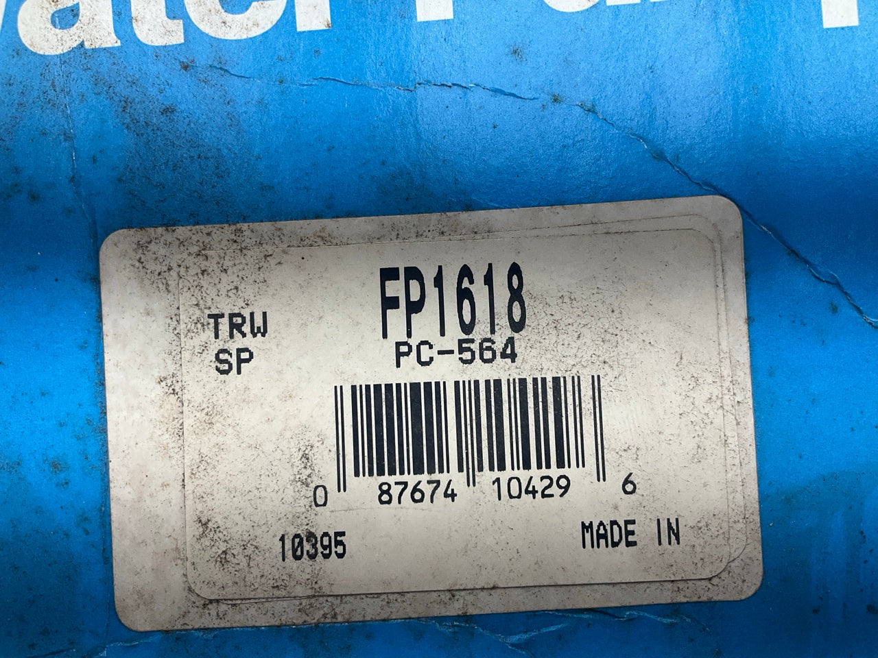 TRW (Made By Carter) FP1618 Water Pump - GM 4.3L V6 DIESEL