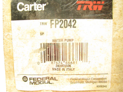 TRW FP2042 Engine Water Pump For 1966-73 Fiat 124