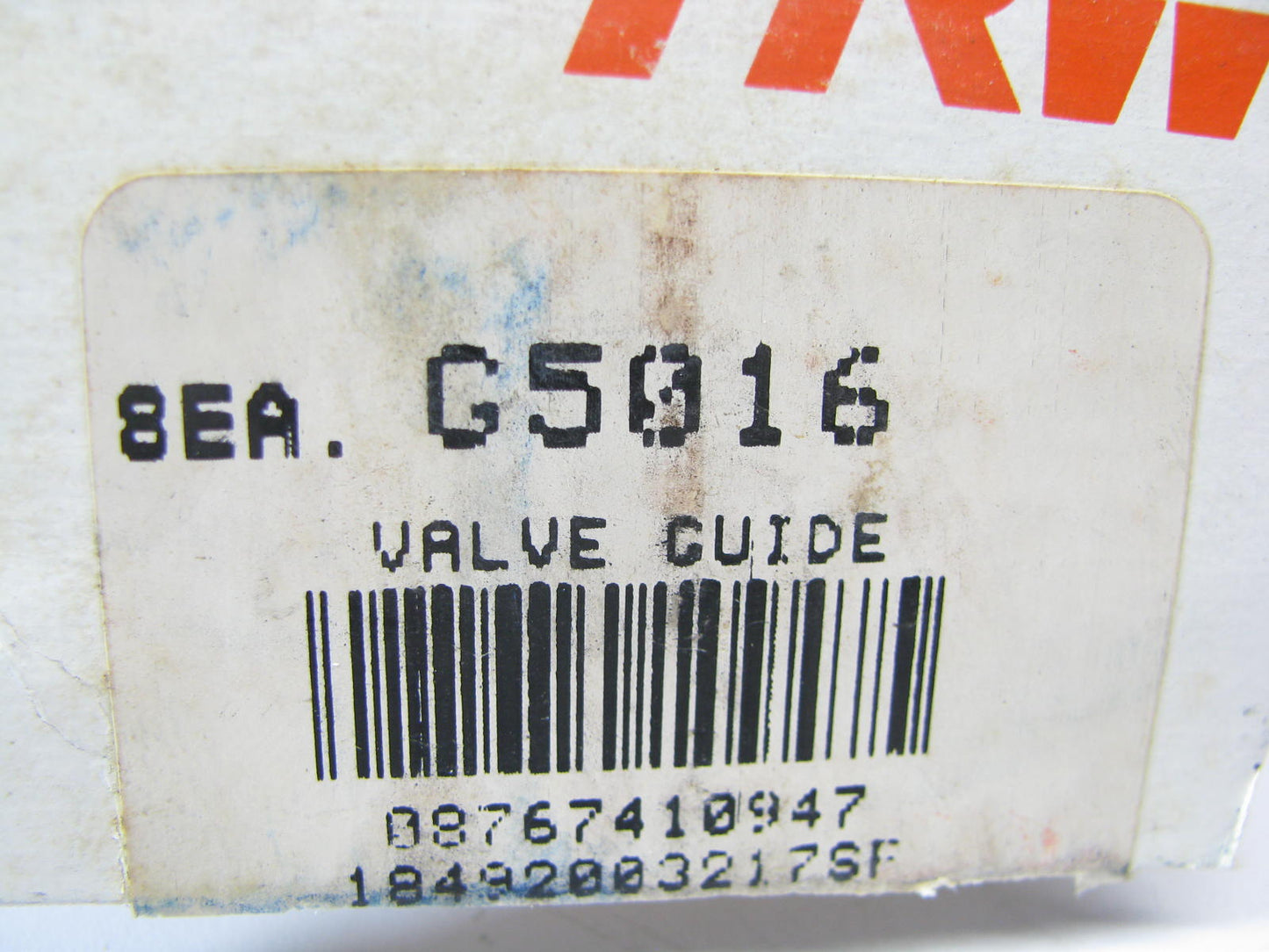 (8) TRW G5016 Engine Intake Valve Guide