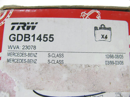 TRW GDB1455 Premium Rear Disc Brake Pads