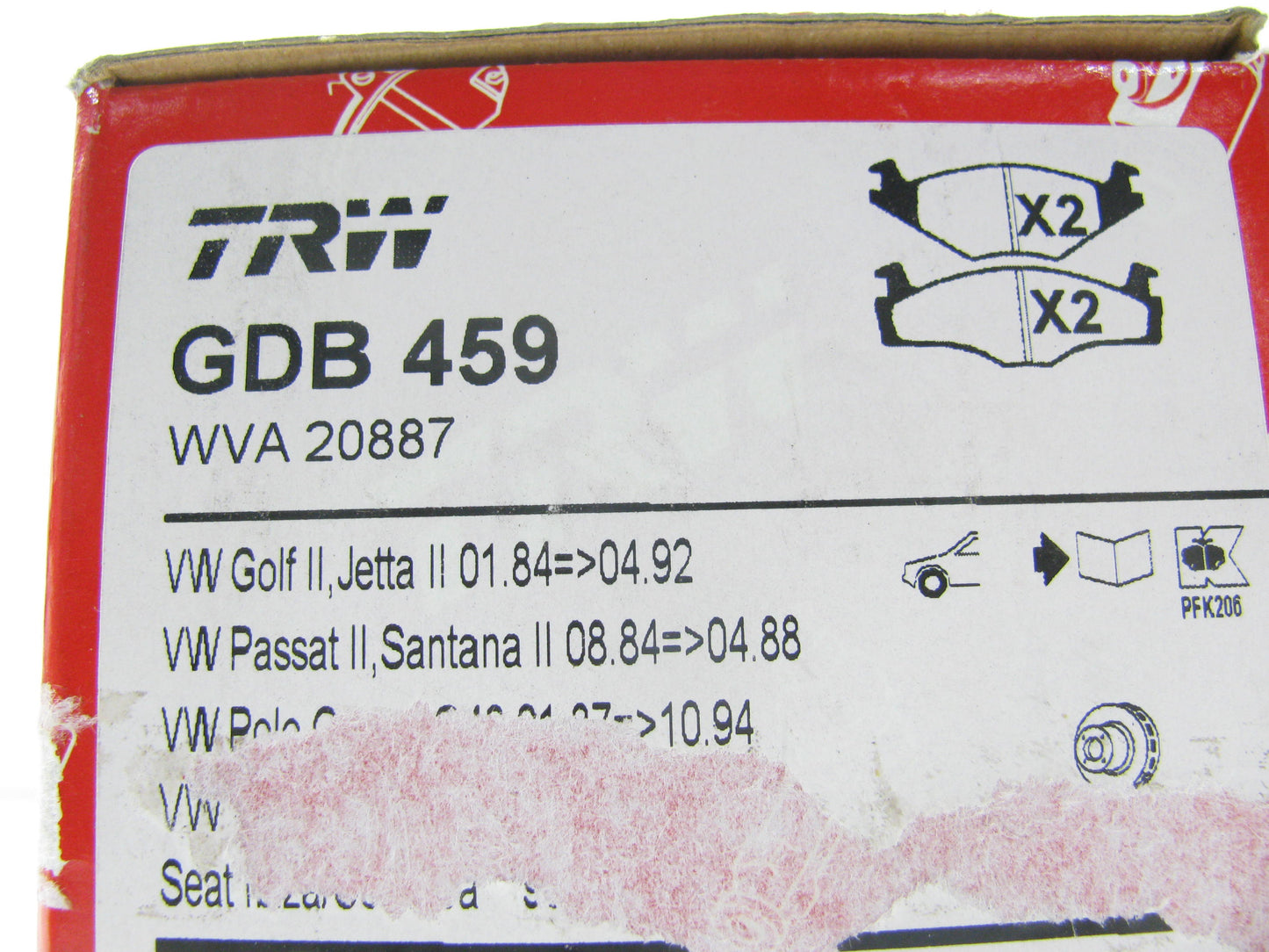 TRW GDB459 Premium Front Disc Brake Pads