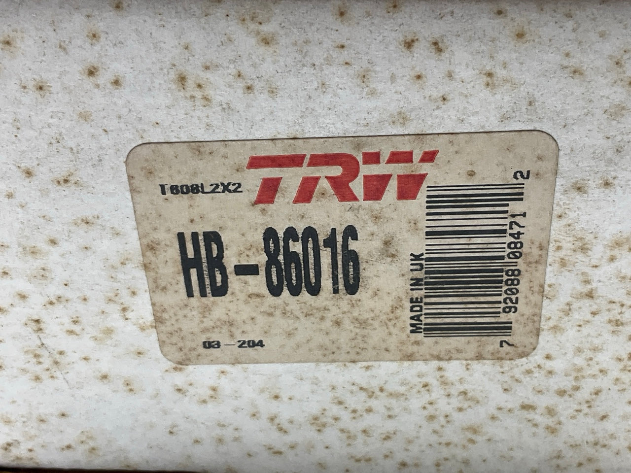 TRW HB-86016 Front Left Brake Hose