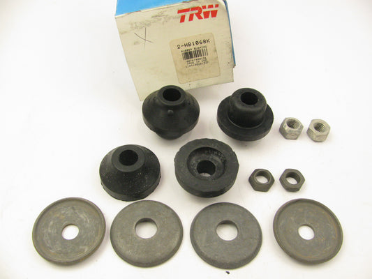 (2) Front TRW HB1068K Suspension Strut Rod Bushings PAIR