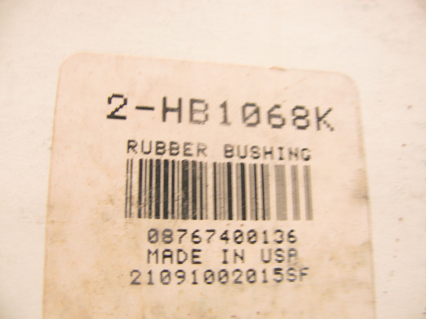 (2) Front TRW HB1068K Suspension Strut Rod Bushings PAIR